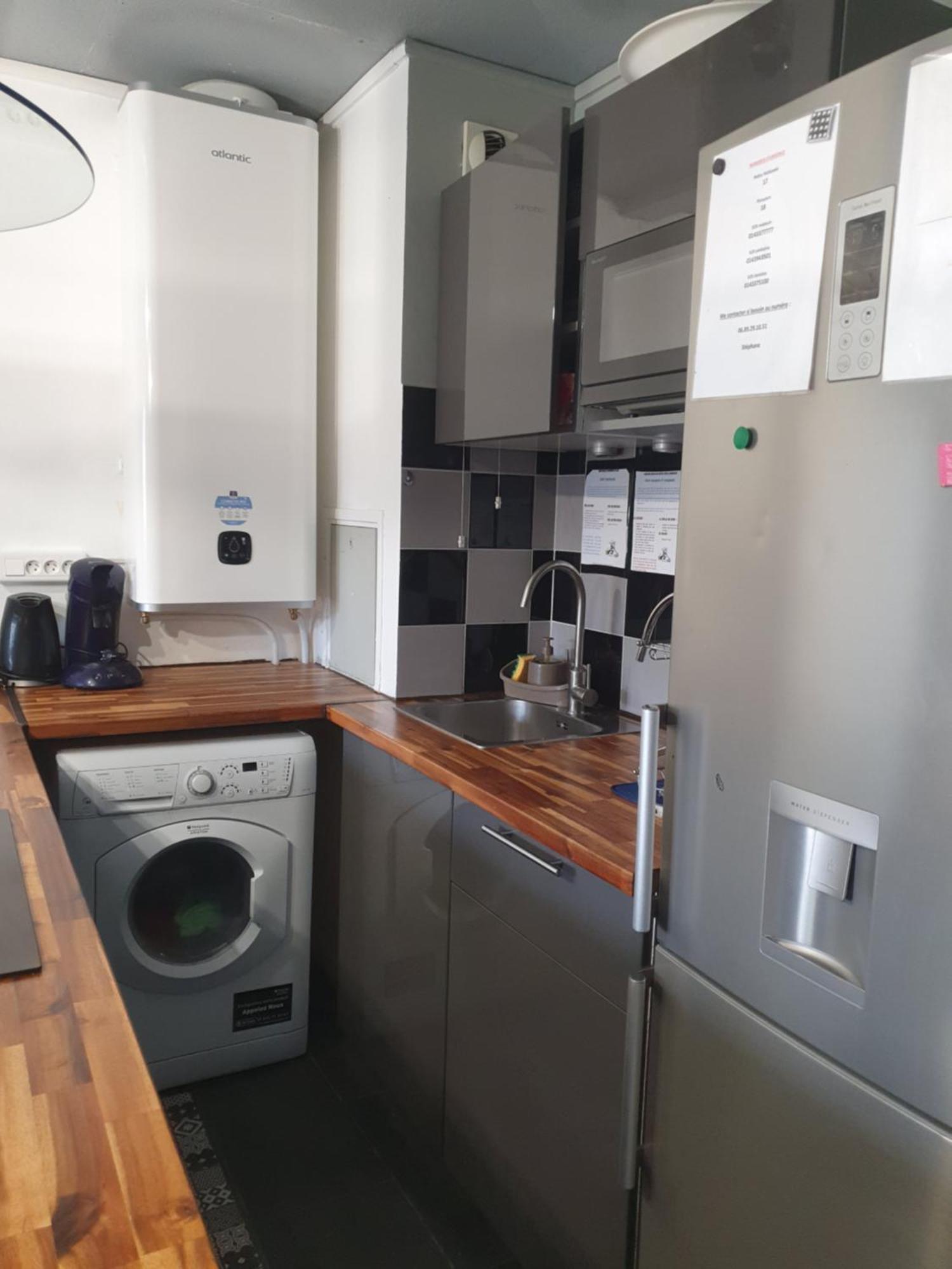 Appartement studio meublé avec balcon à Arcueil Extérieur photo